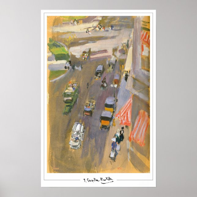 Poster d'art Joaquín Sorolla Zedign #20 (Devant)