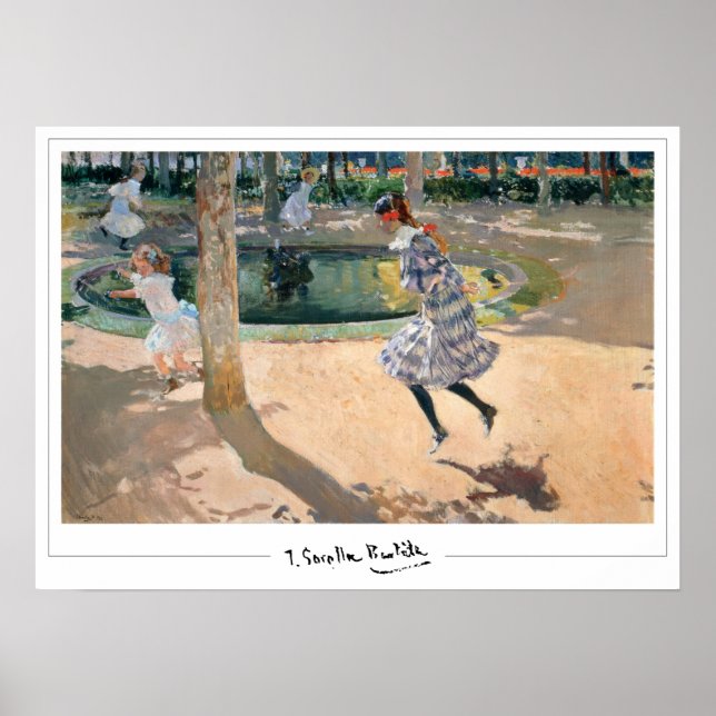 Poster d'art Joaquín Sorolla Zedign #6 (Devant)