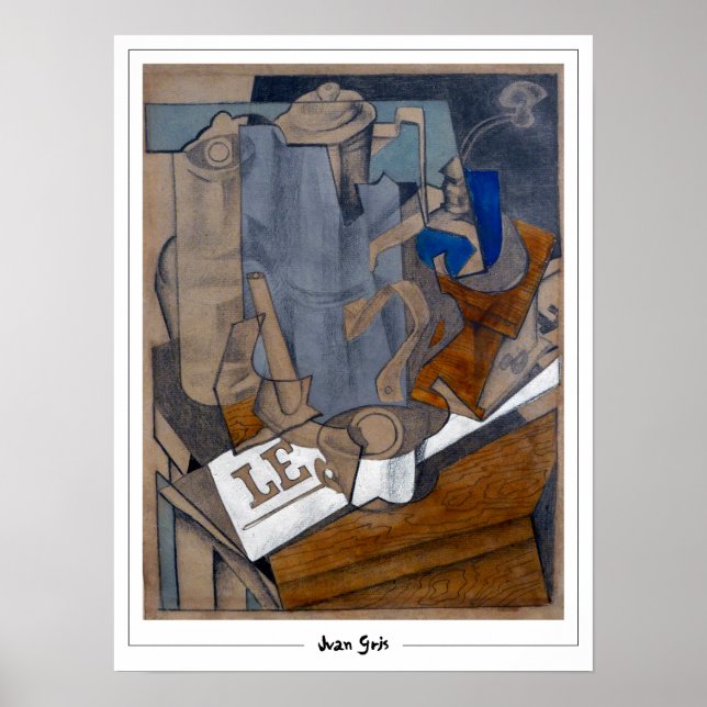 Poster d'art Juan Gris Zedign #284 (Devant)