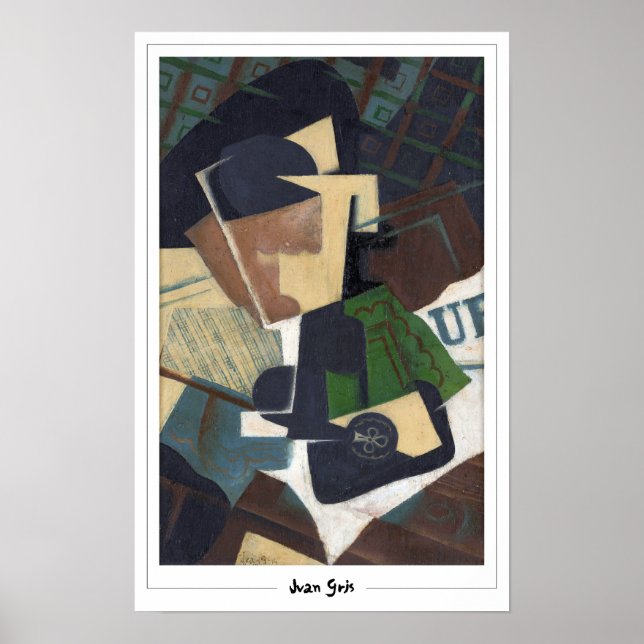 Poster d'art Juan Gris Zedign #317 (Devant)