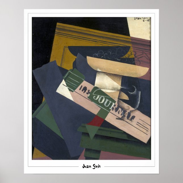 Poster d'art Juan Gris Zedign #327 (Devant)