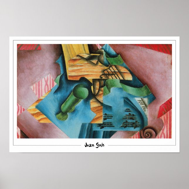 Poster d'art Juan Gris Zedign #77 (Devant)