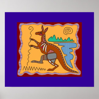 Poster d'art Kangaroo X-ray