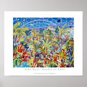Poster d'art : Le projet Eden par John Dyer