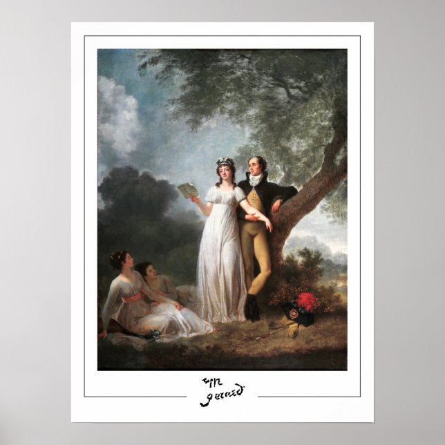 Poster d'art Marguerite Gérard Zedign #6 (Devant)