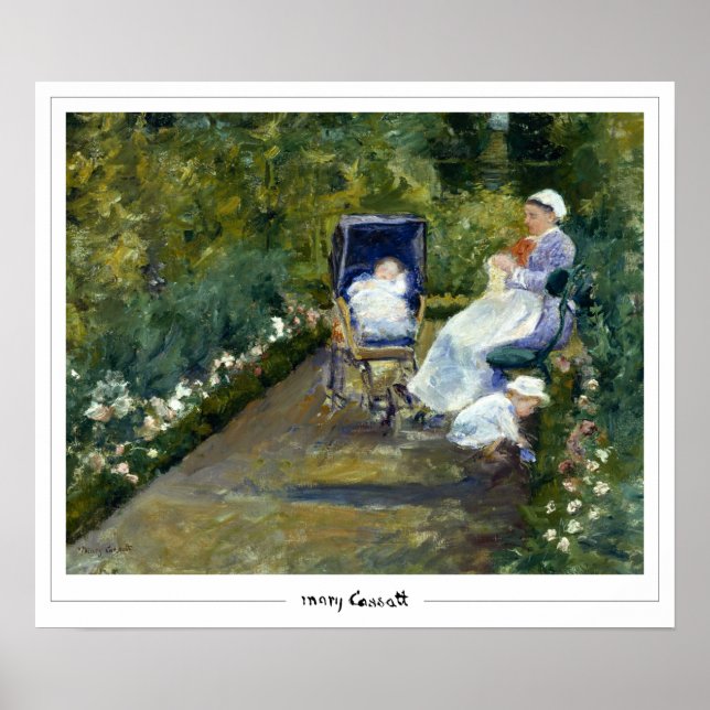 Poster d'art Mary Cassatt Zedign #5 (Devant)