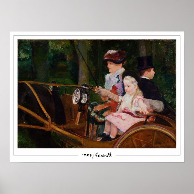 Poster d'art Mary Cassatt Zedign #8 (Devant)