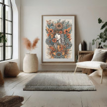 Poster d'art moderne Boho