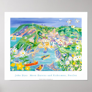 Poster d'art : Moon Daisers and Fishermen, Portloe