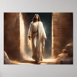 Poster d'art mural avec Lord & Sauveur Jesus