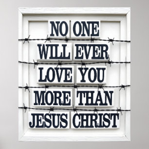 Poster d'art mural de Jesus Love