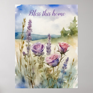 Poster d'art mural en aquarelle motivationnelle 41