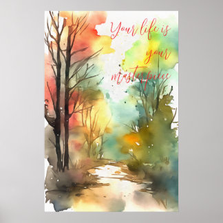 Poster d'art mural Motivational Watercolor 95