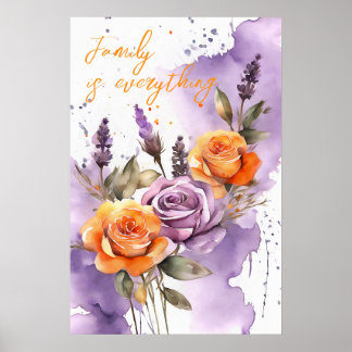 Poster d'art mural Motivationnel Aquarelle 86