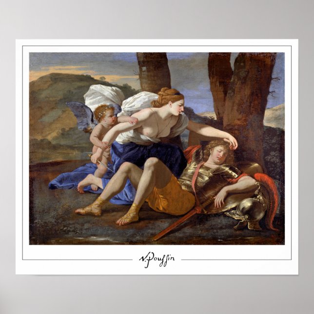Poster d'art Nicolas Poussin Zedign #2 (Devant)