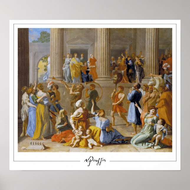 Poster d'art Nicolas Poussin Zedign #201 (Devant)