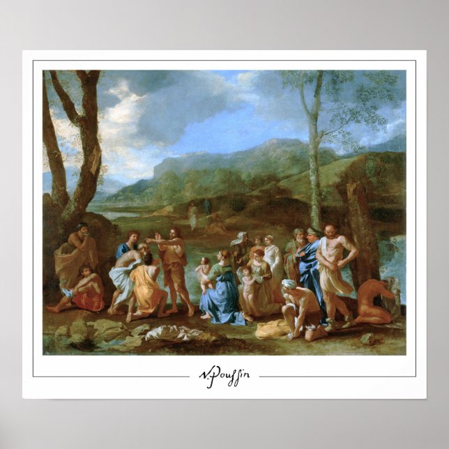 Poster d'art Nicolas Poussin Zedign #239 (Devant)