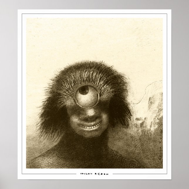 Poster d'art Odilon Redon Zedign #496 (Devant)