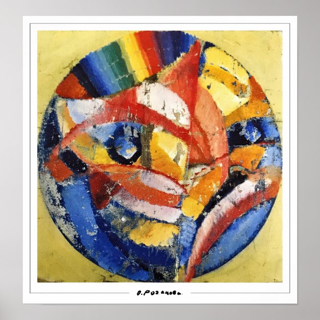 Poster d'art Olga Rozanova Zedign #2 (Devant)