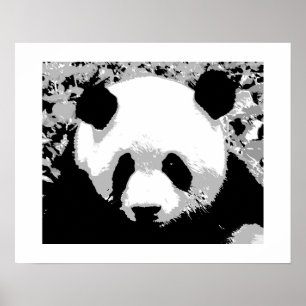 Poster d'art Panda Pop Imprimer - Posters Panda