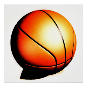 Poster d'art parfait de basket-ball