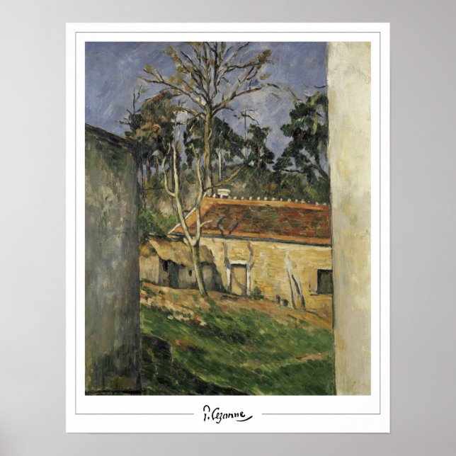 Poster d'art Paul Cézanne Zedign #54 (Devant)