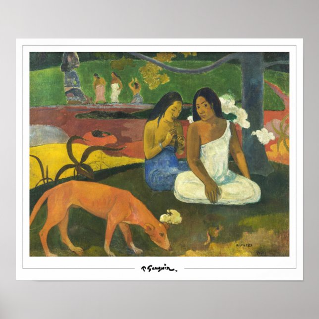 Poster d'art Paul Gauguin Zedign #144 (Devant)