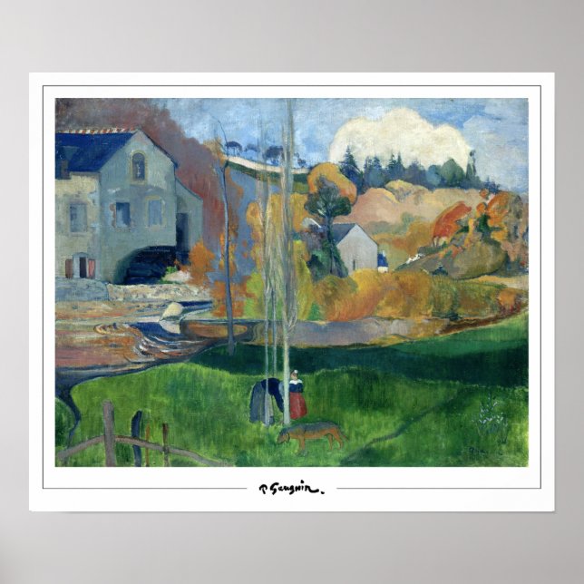 Poster d'art Paul Gauguin Zedign #212 (Devant)