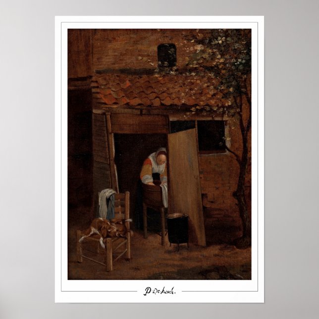 Poster d'art Pieter de Hooch Zedign #61 (Devant)