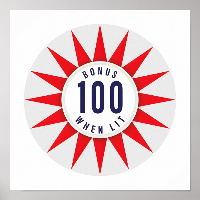 Poster d'art Pinball Bumper #14 (Devant)