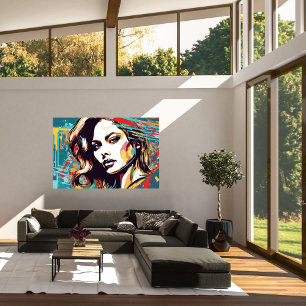 Poster d'art pop de Lady Diana