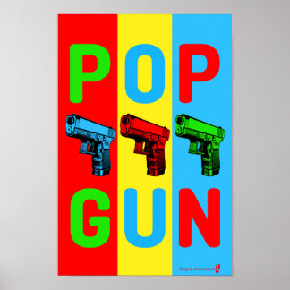 Poster d'art Pop Gun
