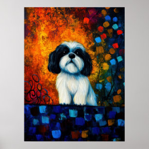 Poster d'art Portrait de chien