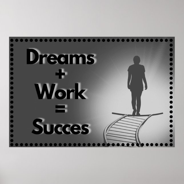 Poster d'art positif "Succes" (Devant)