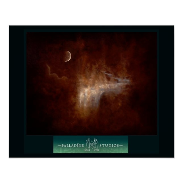 Poster d'art 'Pourrir la pluie' (Devant)