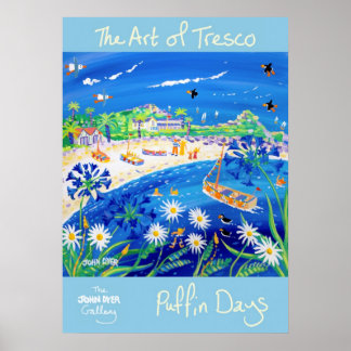Poster d'art : Puffin Days, Art of Tresco