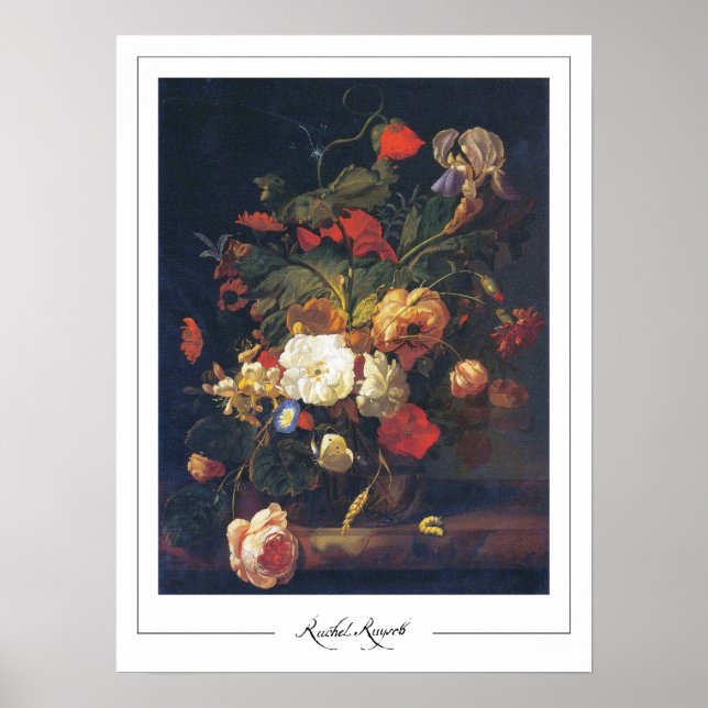 Poster d'art Rachel Ruysch Zedign #3 (Devant)