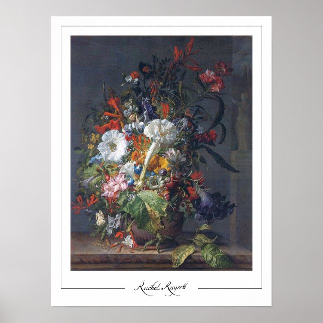 Poster d'art Rachel Ruysch Zedign #4 (Devant)