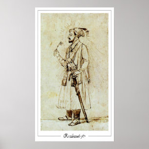 Poster d'art Rembrandt van Rijn Zedign #106