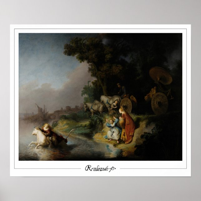 Poster d'art Rembrandt van Rijn Zedign #11 (Devant)