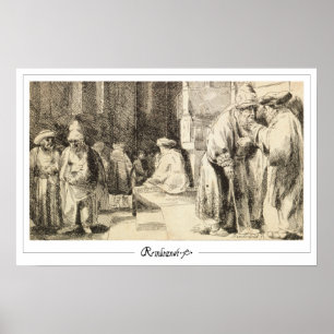 Poster d'art Rembrandt van Rijn Zedign #117