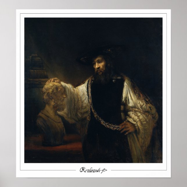 Poster d'art Rembrandt van Rijn Zedign #21 (Devant)
