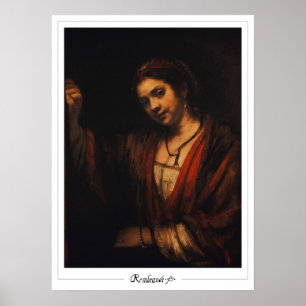 Poster d'art Rembrandt van Rijn Zedign #329