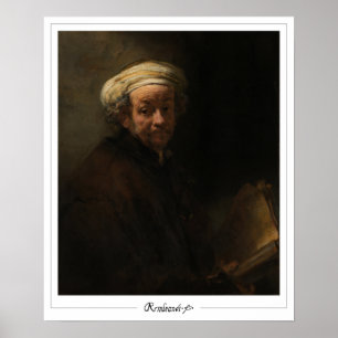 Poster d'art Rembrandt van Rijn Zedign #373