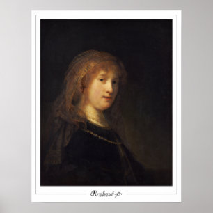 Poster d'art Rembrandt van Rijn Zedign #4