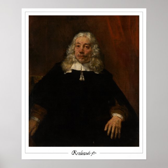 Poster d'art Rembrandt van Rijn Zedign #60 (Devant)