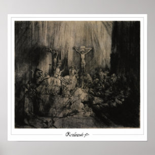 Poster d'art Rembrandt van Rijn Zedign #608