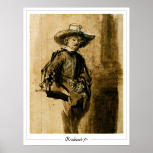 Poster d'art Rembrandt van Rijn Zedign #638
