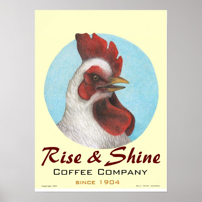 Poster d'art / "Rise & Shine" / Sally Coupe Jacobs (Devant)