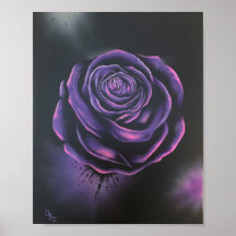 Poster d'art "Rose violet" Imprimer